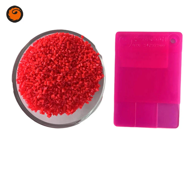 Fluorescent Neon Culoare Masterbatch Culoare strălucitoare Pentru PE PP ABS TPU PVC PET PLA PS PA