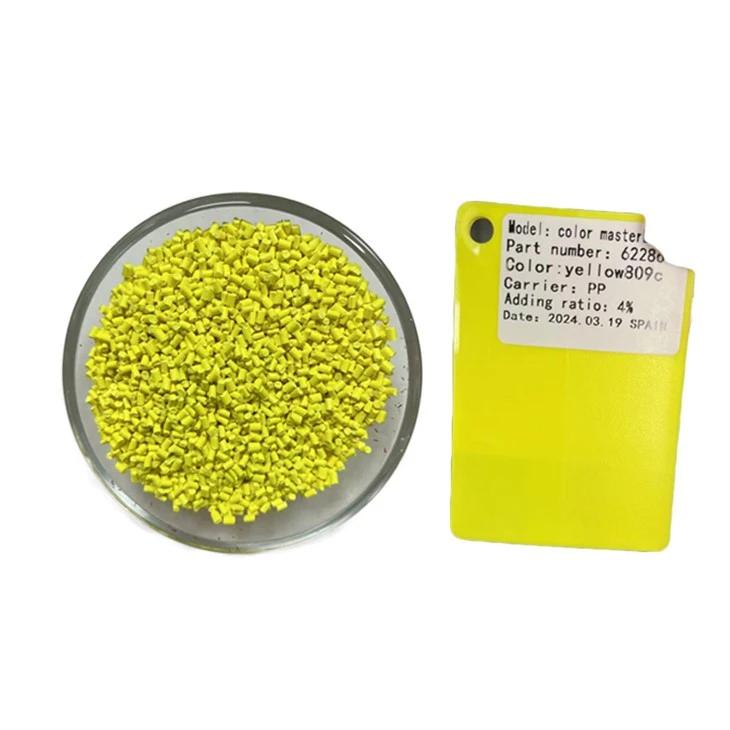 Fluorescent Neon yellow Color Masterbatch