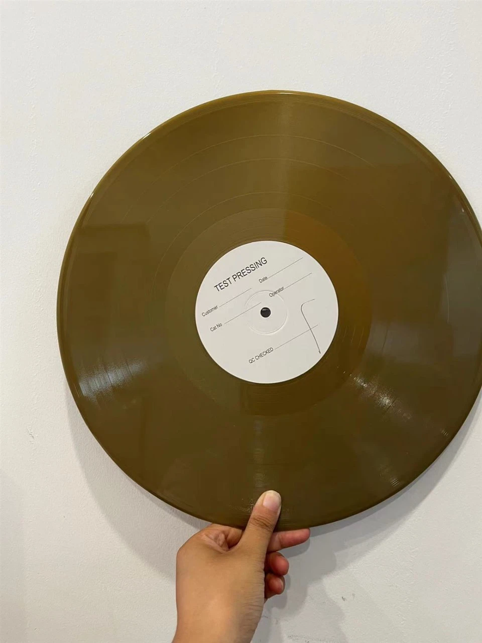 color Pvc Record Disc Material